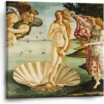 Obraz Sablio 52583222 50 x 50 cm Sandro Botticelli Zrození Venuše