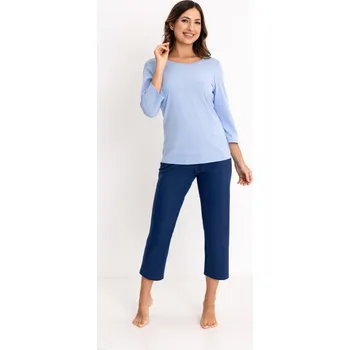 Pánská móda DÁMSKÉ PYŽAMO 744 BIG W/26 Modrá 2XL