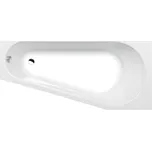 POLYSAN - PROJEKTA R asymetrická vana 160x80x44cm, bílá 21111