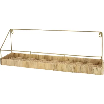 police Chic Antique Kovová police s výpletem Wicker 55 cm