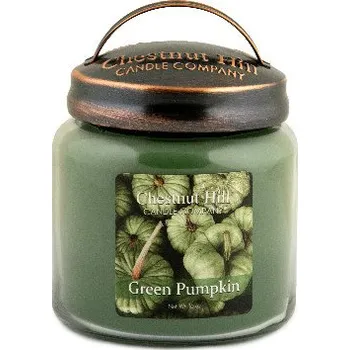 Svíčka Chestnut Hill Candle Company Svíčka 0,5 Kg GREEN PUMPKIN, aromatická, ve skleněné dóze, 2 knoty|Chestnut Hill