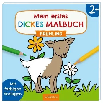 První čtění Mein erstes dickes Malbuch ab 2 - Frühling - Corina Beurenmeister