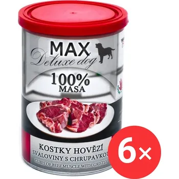 Krmivo pro psa Sokol Falco MAX deluxe kostky hovězí svaloviny s chrupavkou 6 × 400 g