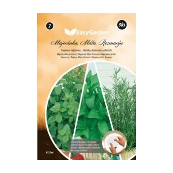 Semeno Semínka EasyGarden Disk výsevný MAJORÁNKA, MÁTA, ROZMARÝN 3ks