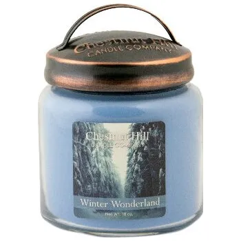 Svíčka Chestnut Hill Candle Company Svíčka 0,5 Kg WINTER WONDERLAND, aromatická, ve skleněné dóze, 2 knoty|Chestnut Hill