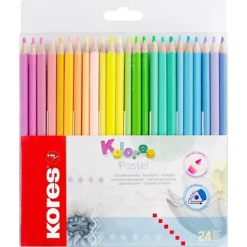 Pastelka Kores Kolores Pastel trojhranné pastelky 24 barev