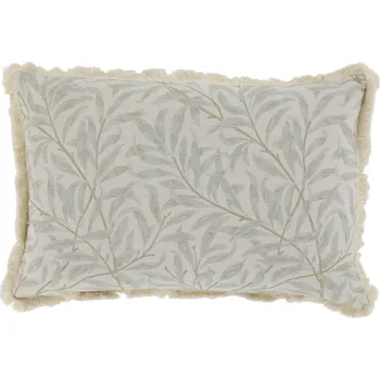 Povlak na polštářek Chic Antique Povlak na polštář Aix Fringes/Leaves Opal 35 × 50 cm