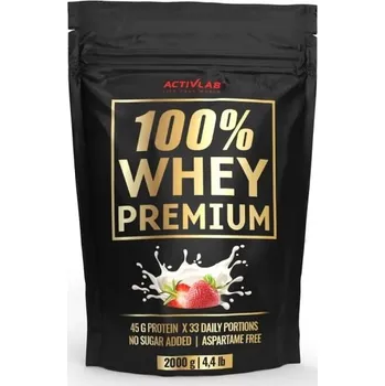 Protein 100% Whey Premium - ActivLab jahoda 2000 g