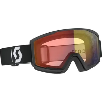 SCOTT Lyžařské brýle Factor Pro 2025/2026 Černá AMP aurora green chrome S Unisex, Pánské