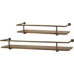 Chic Antique Police Wood/Antique Brass Větší