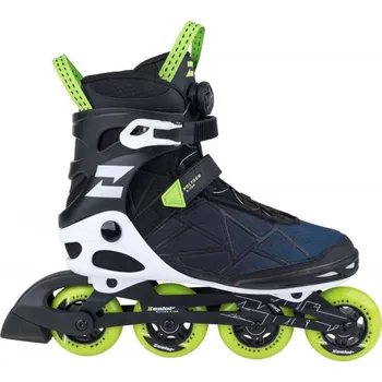 Kolečkové brusle Fitness inline brusle Zealot POLYGON 43 Černá, Bílá, Světle zelená, Tmavě modrá