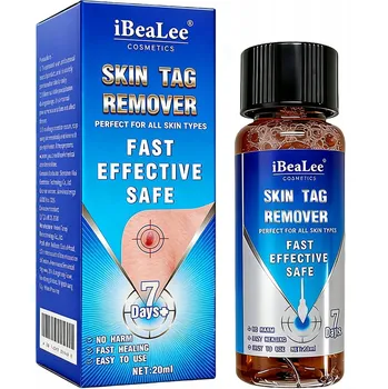 Přípravek na odstranění bradavice iBeaLee Skin Tag Remover roztok na odstranění fibromů, bradavic a kuřích ok 20 ml