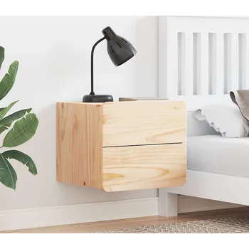 Noční stolek vidaXL Noční stolek se zásuvkou 2 pcs Přírodní 39 x 34 x 33 cm [873506]