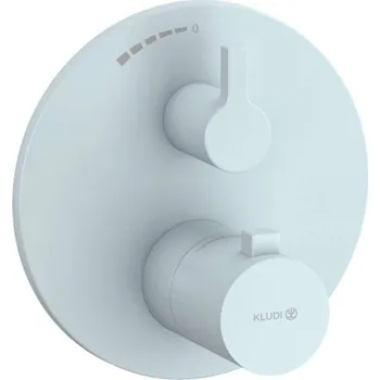 Vodovodní baterie Kludi Nova Fonte - Termostatická sprchová baterie pod omítku, matná světle modrá 20885O415