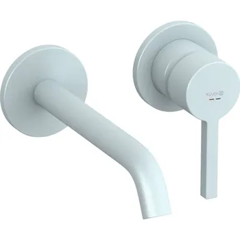 Vodovodní baterie Kludi Nova Fonte - Umyvadlová baterie pod omítku, 2-otvorová instalace, matná světle modrá 20244O415