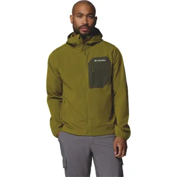 Pánská softshellová bunda Columbia Tall Heights III Hooded Softshell M 2155181379 - mossy green/greenscape L