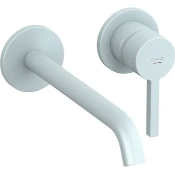Vodovodní baterie Kludi Nova Fonte - Umyvadlová baterie pod omítku, 2-otvorová instalace, matná světle modrá 20245O415