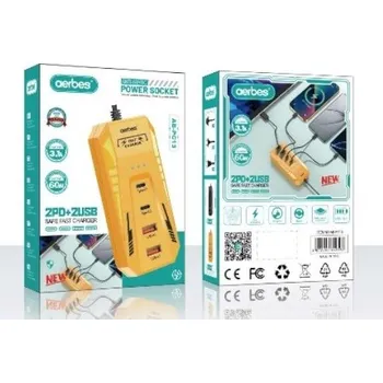 Nabíječka 2x USB-C a 2x USB-A, 60W