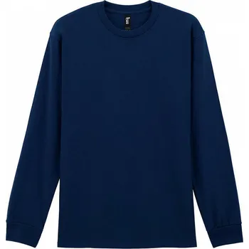 Pánské tričko Gildan Pánské bavlněné tričko Hammer s dlouhým rukávem s manžetami 200 g/m Barva: Modrá námořní tmavá, Velikost: XXL GH400