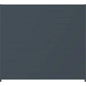 Plot plotové hliníkové pole, U-profily, antracit - rozměr 2000 x 1800 mm, lamely 150 x 16 x 1,2 mm, povrch prášková barva antracit RAL7016, šířku lze individuálně přizpůsobit zkrácením hliníkových profilů