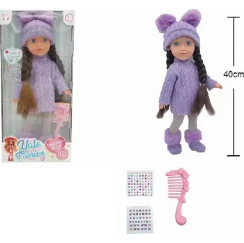 Panenka 30 cm s doplňky, pije a čůrá