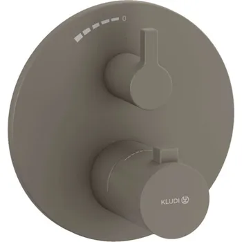 Vodovodní baterie Kludi Nova Fonte - Termostatická sprchová baterie pod omítku, matná šedá 20885O115