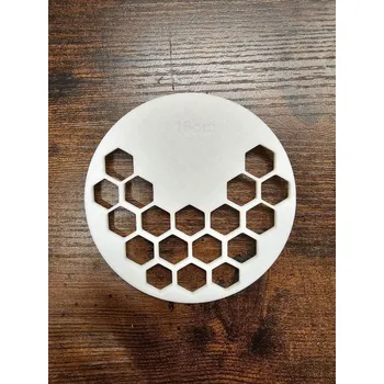 Mechová opora 3D - ukotvovací díl 10 cm bílý