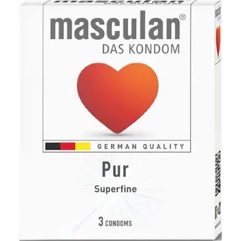 Kondom MASCULAN Pure 3 ks