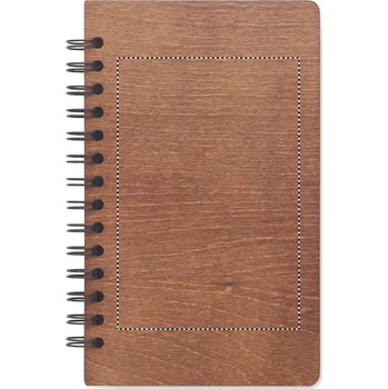 Zápisník A5 GROWBOOK™ Sítotisk (max. 1 barva, 149x100mm) 1 barva 5 FRONT
