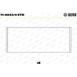 Ojniční ložisko GLYCO 71-5053/4 STD