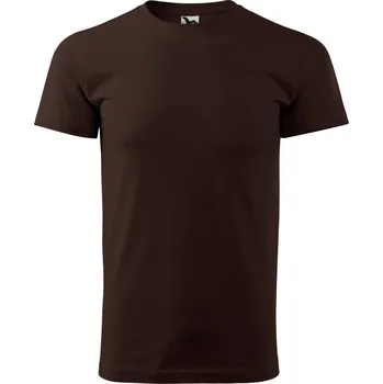 Pánské oblečení MALFINI Základní pánské bezešvé bavlněné triko Malfini Barva: kávová, Velikost: L