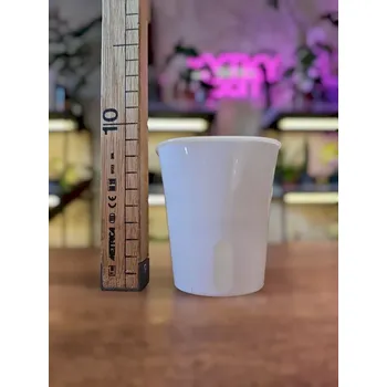 Květináč Bílý samozavlažovací květináč s krémovou vložkou XS