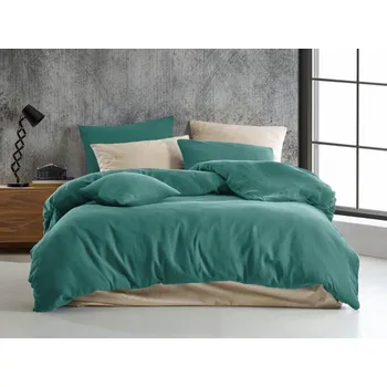 Povlečení Brotex Mušelínové povlečení 140x200, 70x90 cm petrolové Velikost: 40x40 cm povlak