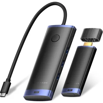 USB hub Vention 6-in-1 USB-C Wireless HDMI Docking Station