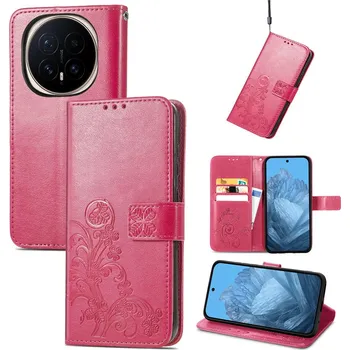 Pouzdro na tablet VSECHNONAMOBIL 134250 ART FLOWERS Peněženkový kryt pro Honor Magic8 Pro tmavě růžový