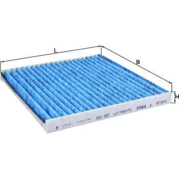 Kabinový filtr Filtr vzduchu v interiéru MAHLE ORIGINAL LAO 109