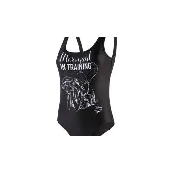 Dívčí plavky SPEEDO Dívčí plavky SPEEDO Little Mermaid U Back černobílé velikost UK 30 BÍLÁ|ČERNÁ
