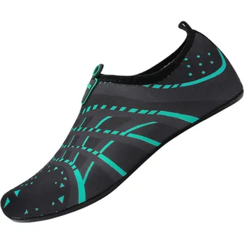 Boty do vody Boty do vody Pryžová podrážka Protiskluzové Mikrovlákno Unisex Plážové Aquashoes k moři bazénu potápění šnorchlování černá 39