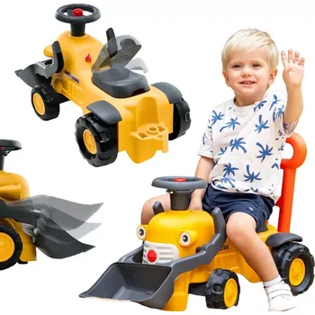 Odrážedlo Odrážedlo traktor KOMATSU s přední lžící a klaksonem