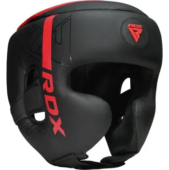 Chránič hlavy na box a bojový sport RDX Sports Boxerská Helma F6 Kara Red - RDX Barva: multicolor, Velikost: M