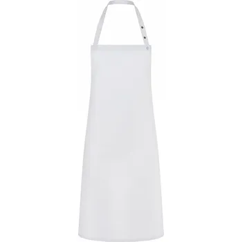 Kuchyňská zástěra Karlowsky Číšnická zástěra Bib Press Stud Barva: Bílá