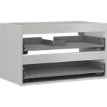 Mexen Box-A, závěsná skříňka 80 cm, 2 zásuvky, matná šedá, 91AX0-0800-470-2-62