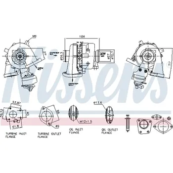 Turbodmychadlo Turbodmychadlo NISSENS 93943