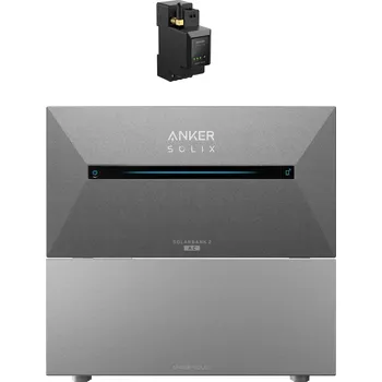 Powerbanka ANKER Solární powerbanka KIT Anker Solix 2 E1600 AC se BP1600 ŠEDÁ