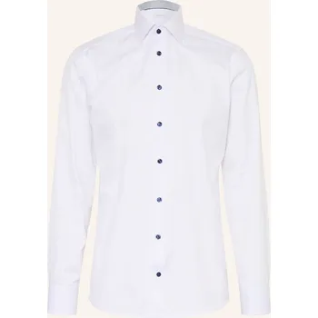 Pánská košile Olymp Signature Pánská Košile Na Míru, bílá / béžová / modrá, 39