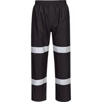 Pláštěnka PORTWEST Kalhoty F443 Iona Enhanced, lehké, sbalitelné POR-F443BKRXXXL 3XL Černá