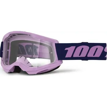 Motocyklové brýle Motokrosové brýle 100% STRATA 2 FAILOVÉ s čirým objektivem (Motokrosové a enduro brýle s čirým objektivem)