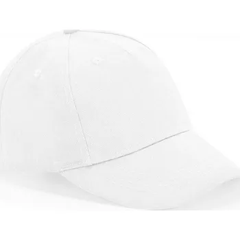 Klobouk Beechfield Detská 5-panelová kšiltovka z organické bavlny Barva: Bílá