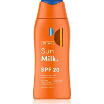 Stojan na slunečník Olival Sun Milk mléko na opalování SPF 20 200 ml