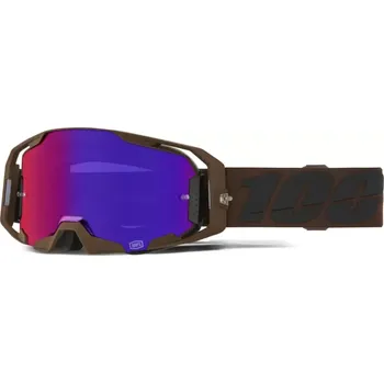 Motocyklové brýle Motokrosové / enduro brýle 100% ARMATIC SALCEDO zrcadlový objektiv, 50060-10016 (motokrosové brýle, které nově definují pohodlí a vizuální čistotu)